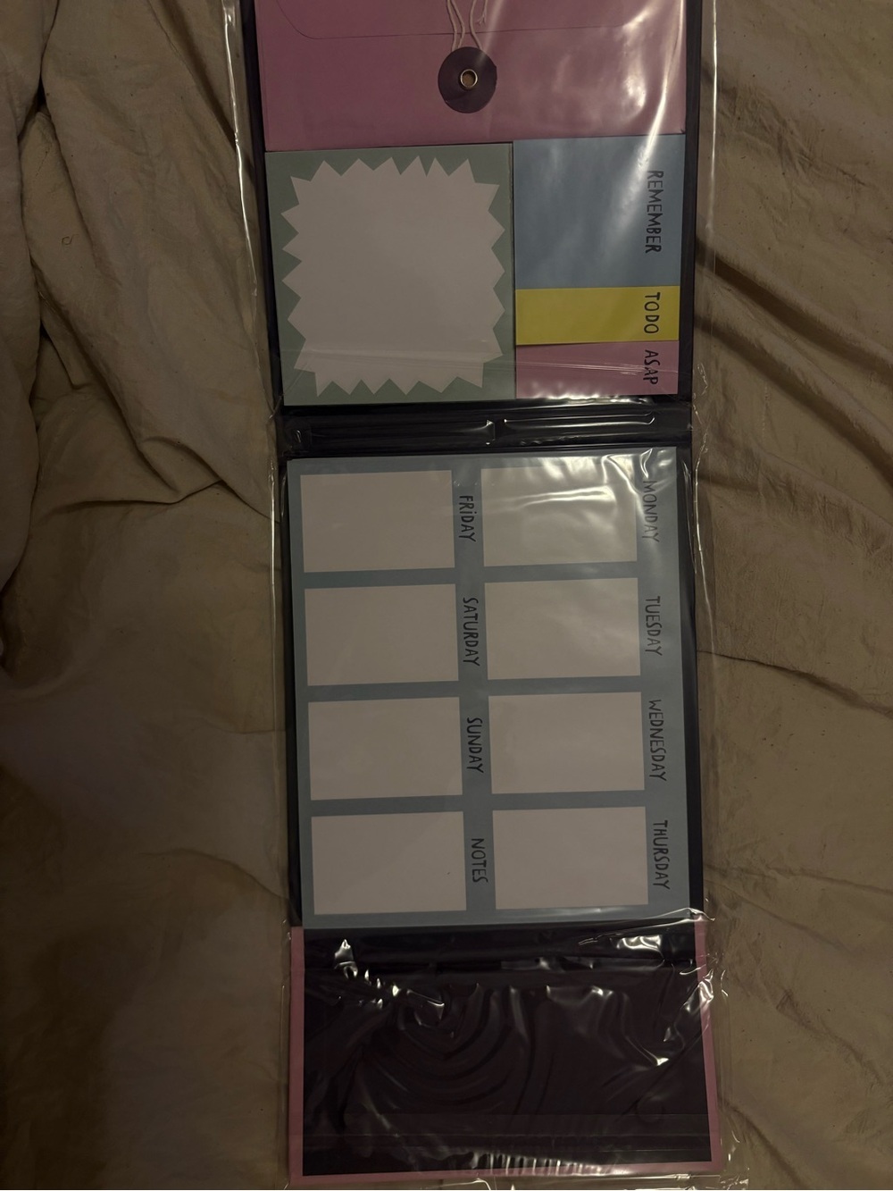 Monki Navy Notebook & Weekly Planner Set - Picture 5 of 6